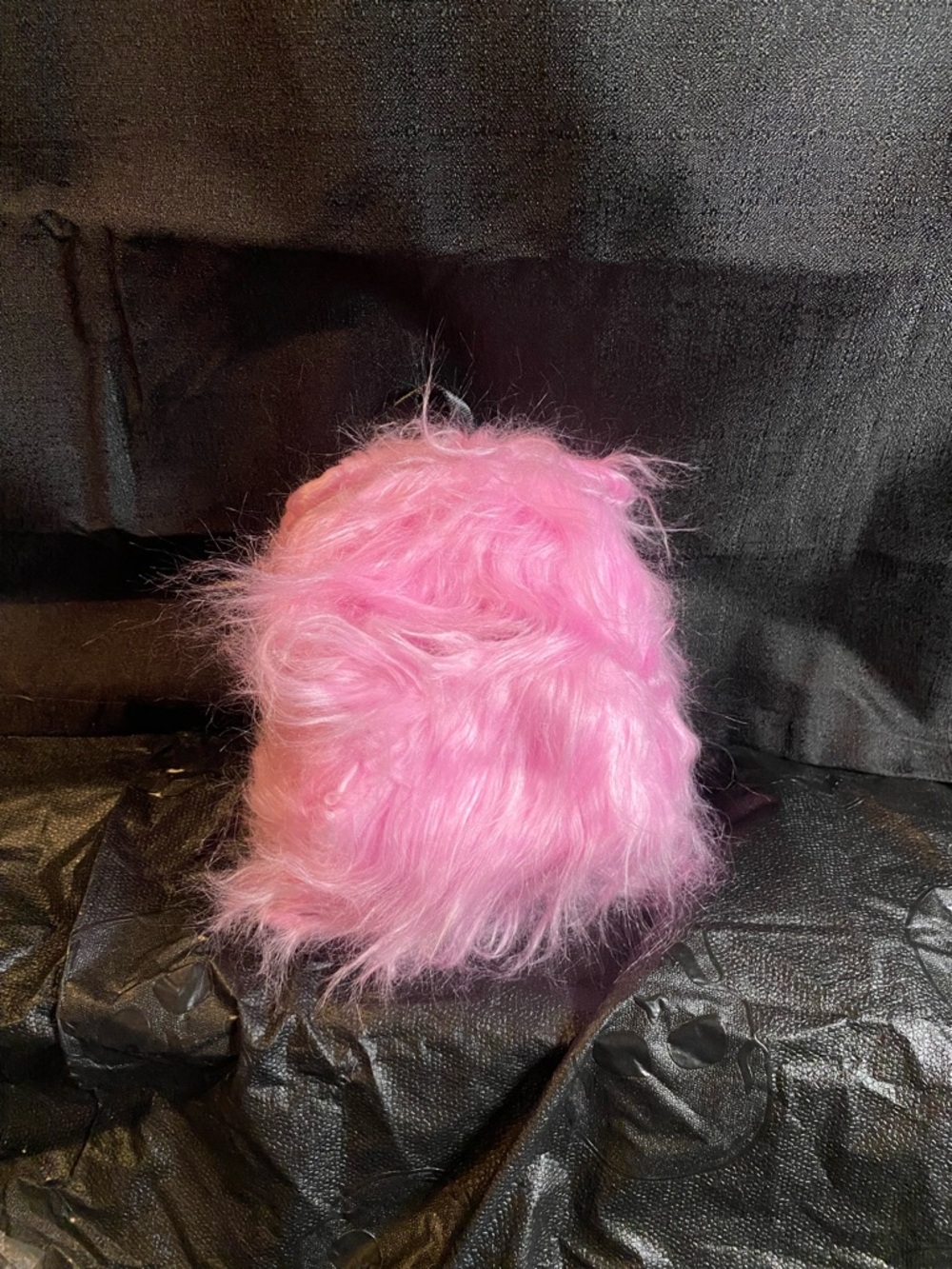Sugar Thrillz Pink Fuzzy Kids Backpack - Picture 2 of 6